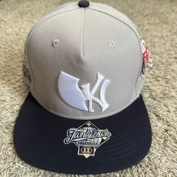 🔴Wu-Tang Hat Wu NYC Yankees Twnty Two Snapback Rza Raekwon Method Man